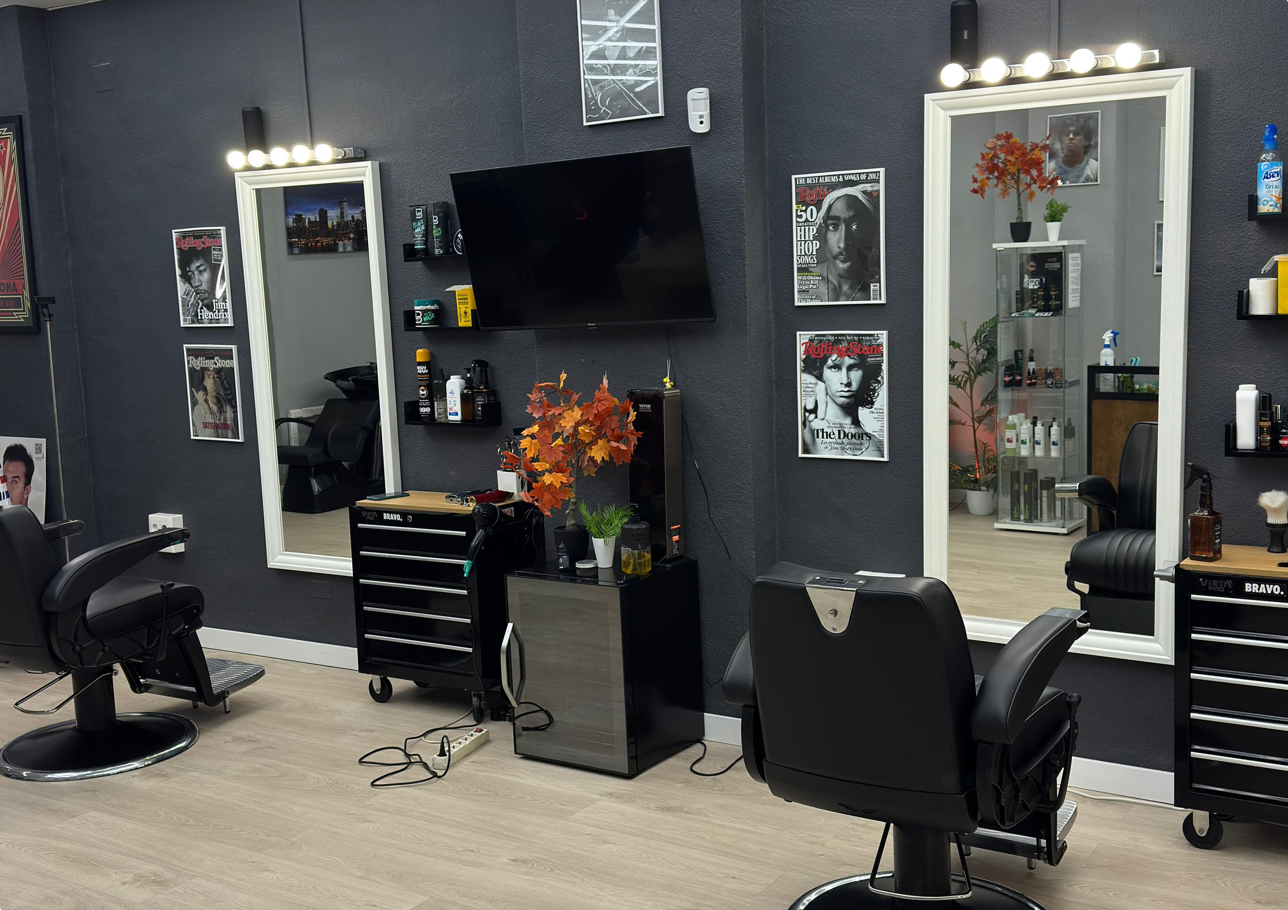 Zona principal de EME Barber Studio